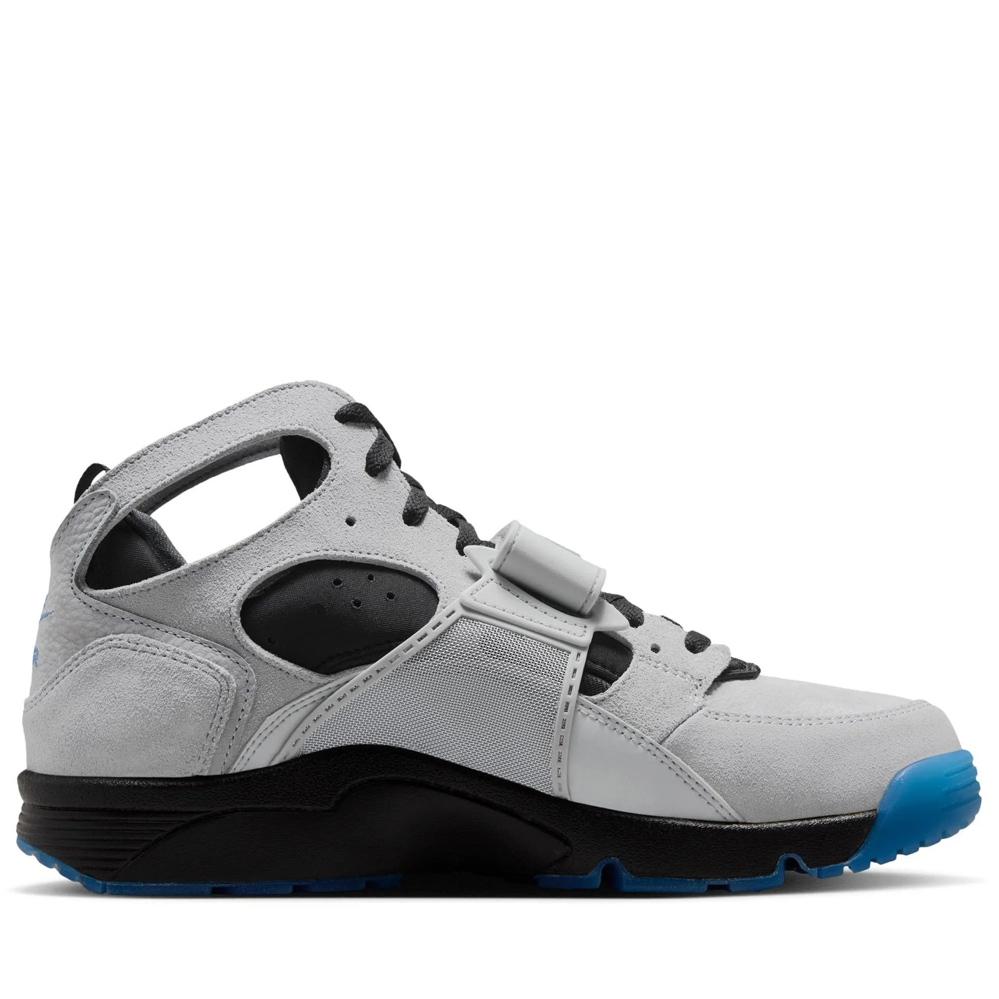 Multi Density Cushioning Comfortable Sides Nike Air Trainer Huarache - Wolf Grey/Star Blue