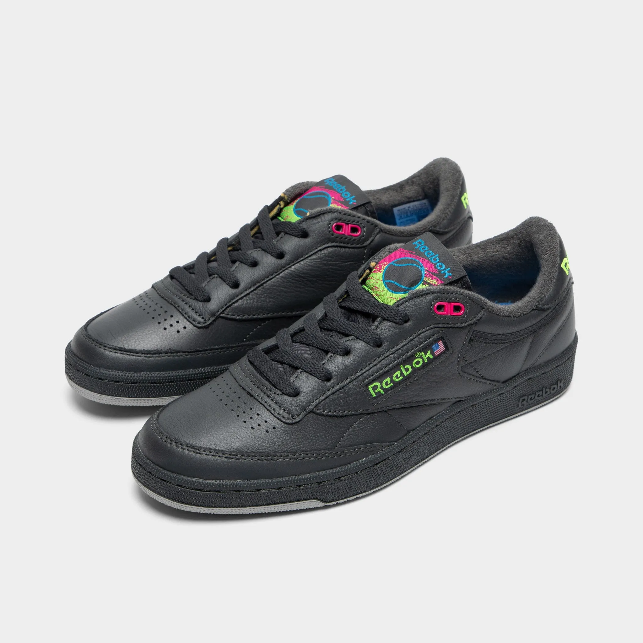 Reebok Club C Black / Volt Leaf Hike