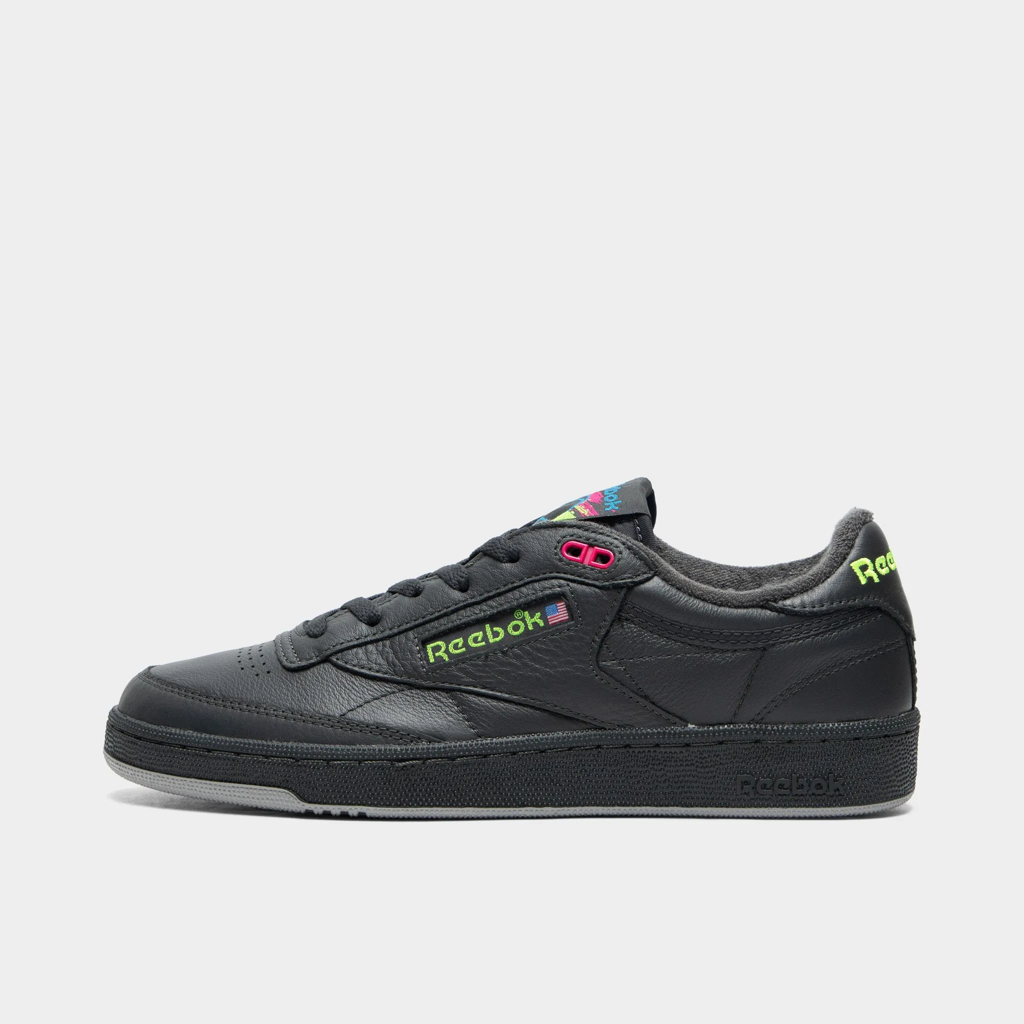 Reebok Club C Black / Volt Scandi Clean Everywhere Fit