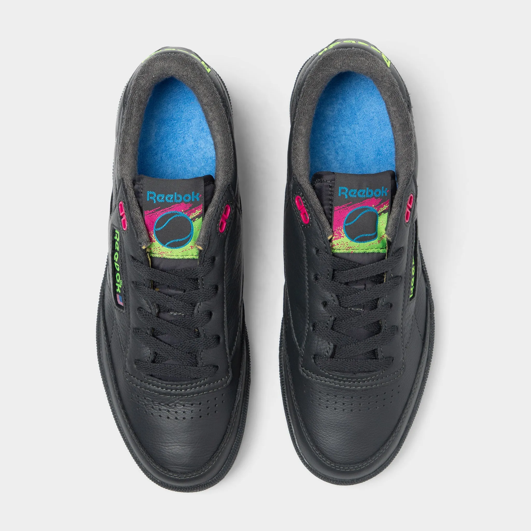 Reebok Club C Black / Volt Peace Step