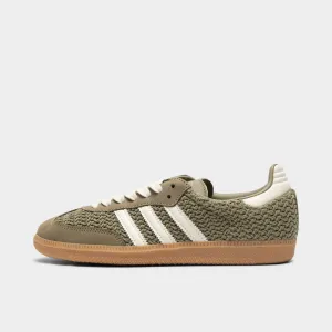 adidas Women's Samba OG Orbit Green / Cream White - Gum Velcro   closure Comfort Enhancement