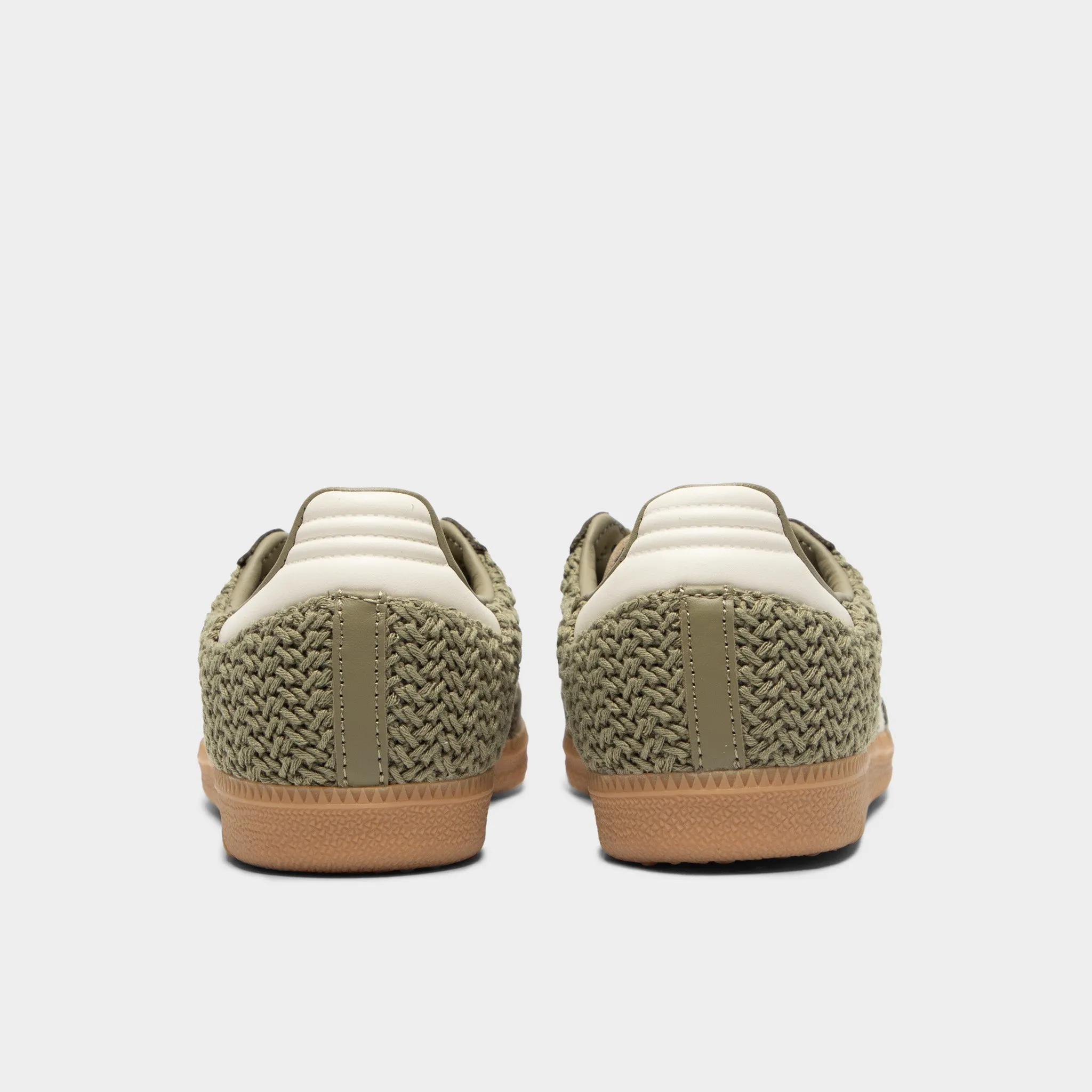 evening walk Streetwear Style adidas Women's Samba OG Orbit Green / Cream White - Gum