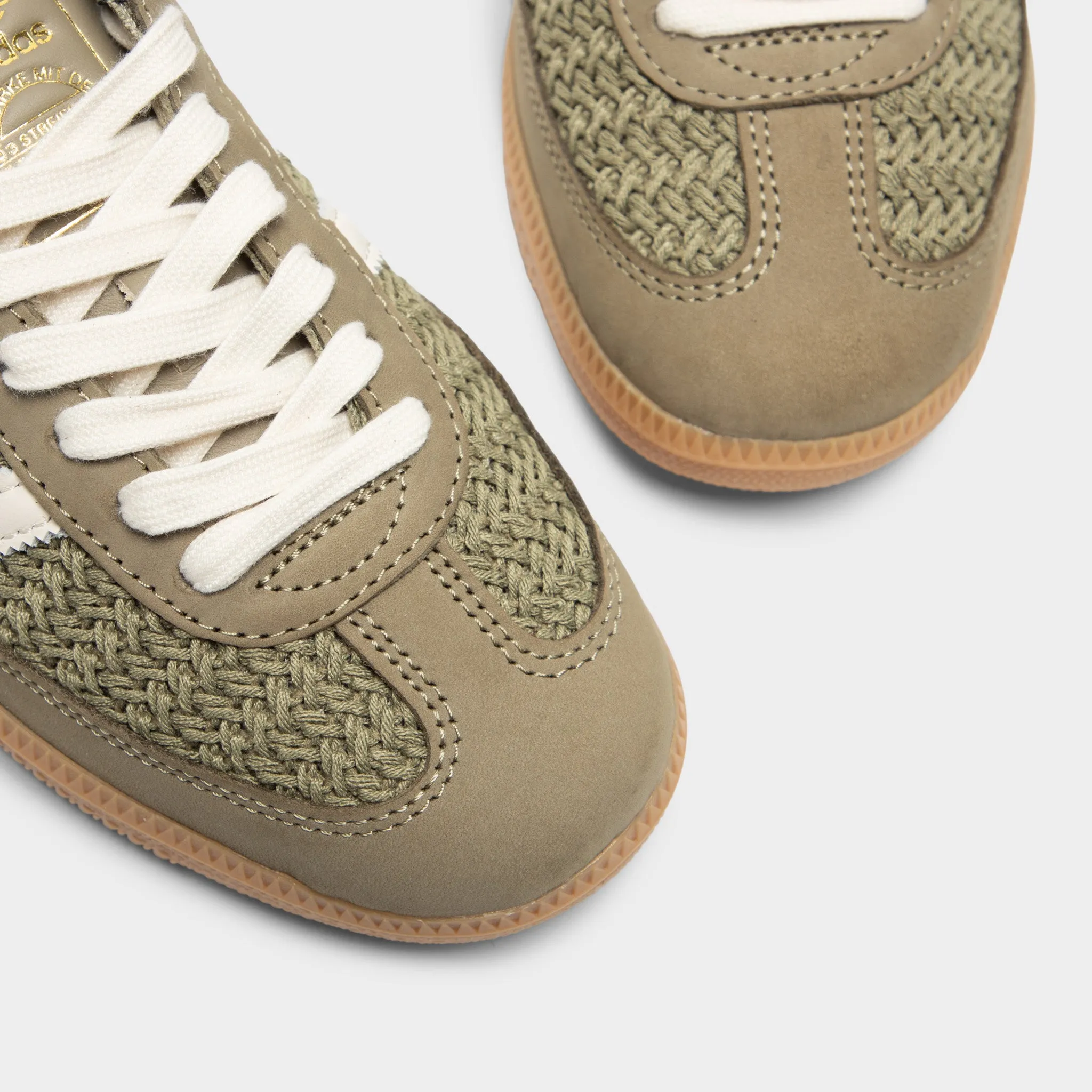 Soft Layers Stylish Minimal adidas Women's Samba OG Orbit Green / Cream White - Gum