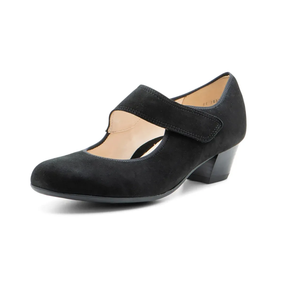 Ara Women's Calico 2 Black Suede Real Work Color Pop