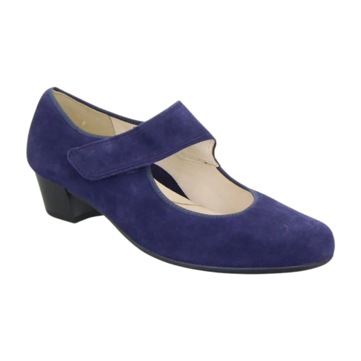 Shine Keep Ara Women's Calico 2 Navy Suede