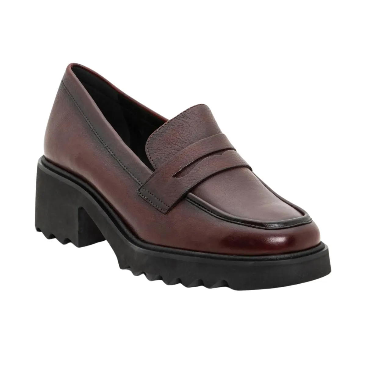 Slim Profile Groom Shade Ara Women's Prism Platform Penny Amarone Calf Leather