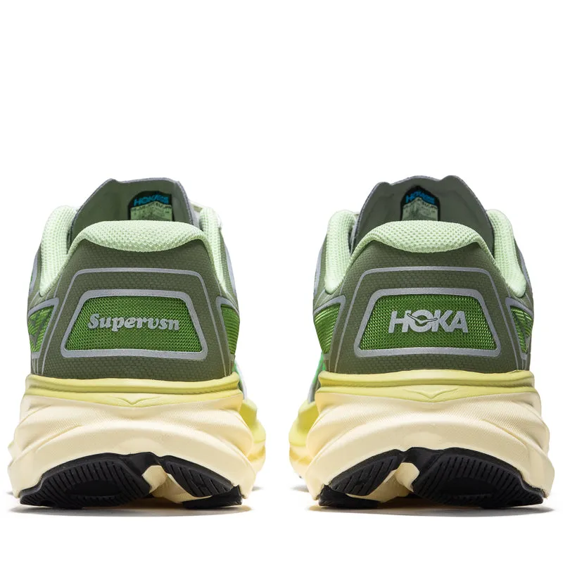 Supervsn x Hoka Clifton One9 - Green Flash/Limelight Essential Look