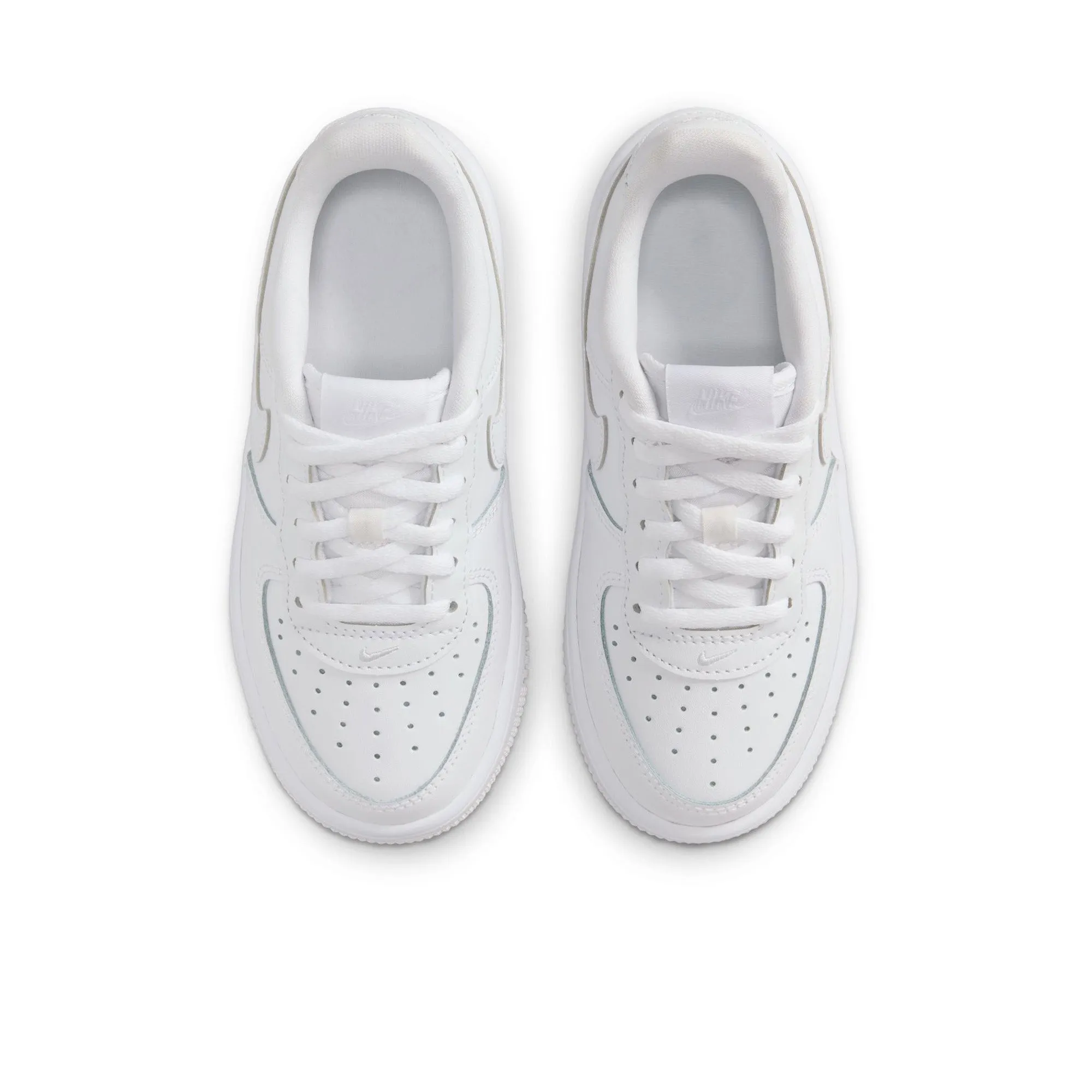 Comfort Shock Breath Comfort Nike Force 1 Low (PS) - White/White