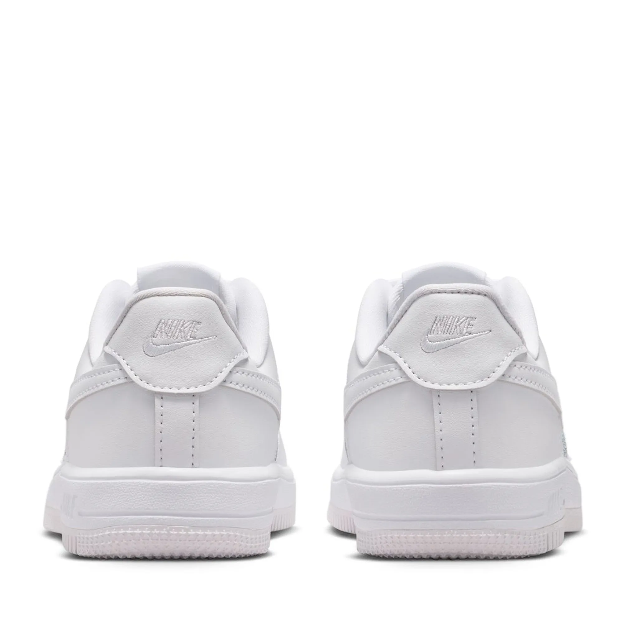 Fitness Edge Compression Molded Heel Nike Force 1 Low (PS) - White/White