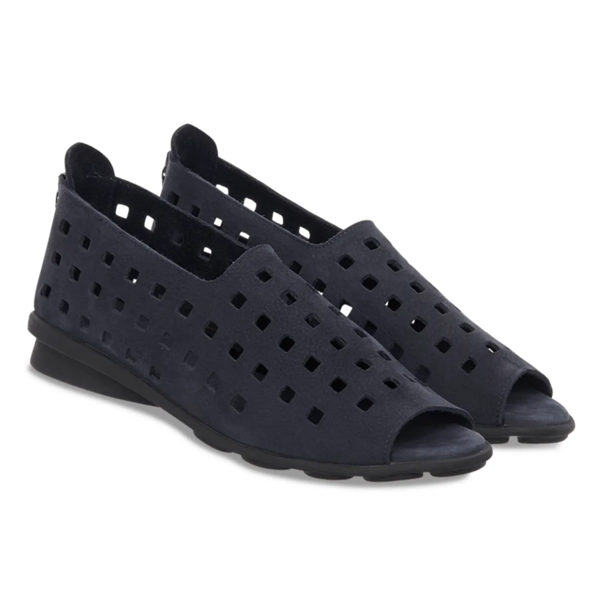 Arche Women's Drick Nuit Navy Nubuck Double Stitch