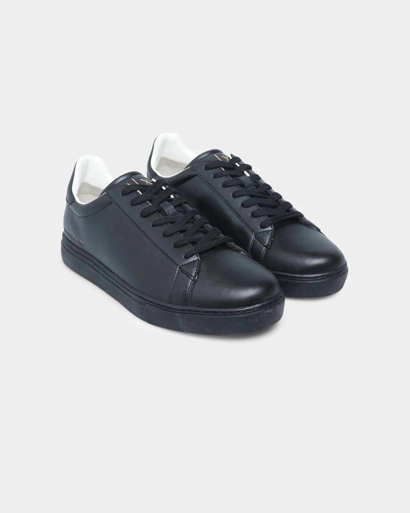 World Step Walking Armani Exchange Paris Low Top Sneakers Black/Black