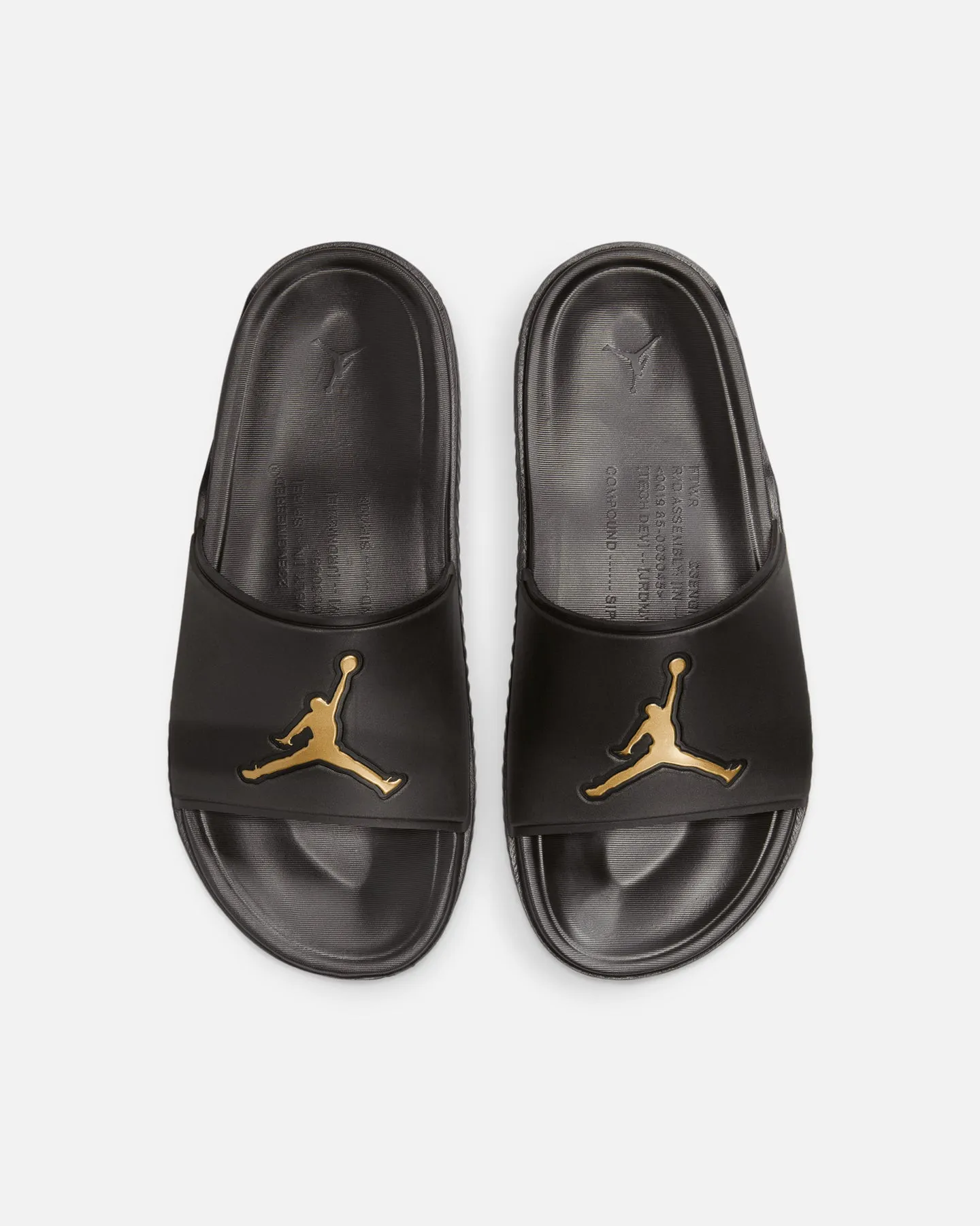 Move Light Jordan Jumpman Slides Black/Metallic