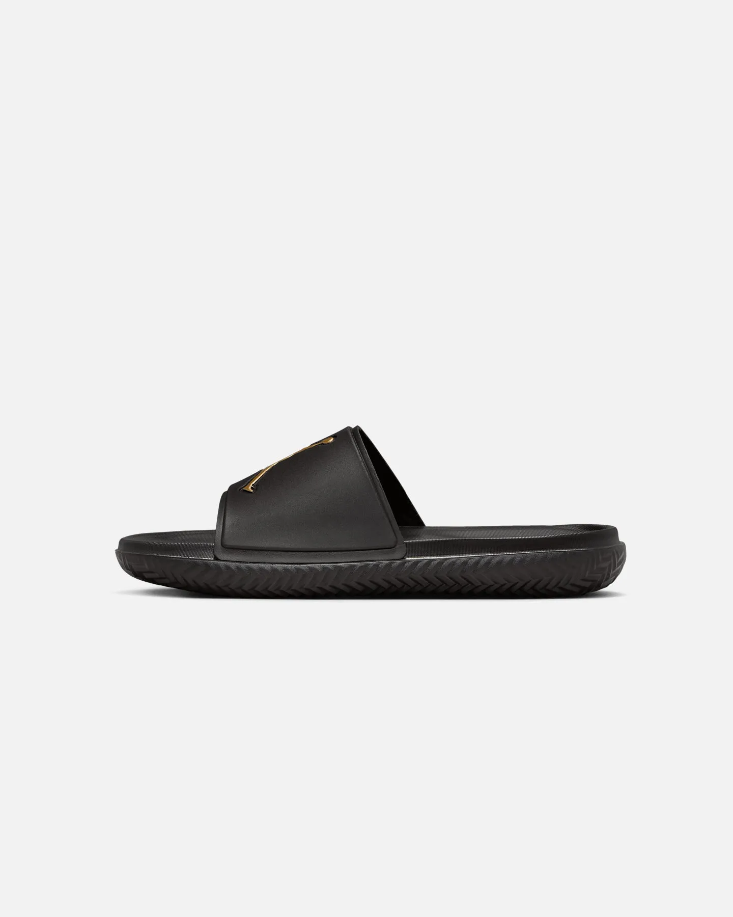 Jordan Jumpman Slides Black/Metallic Street Cool Road Long