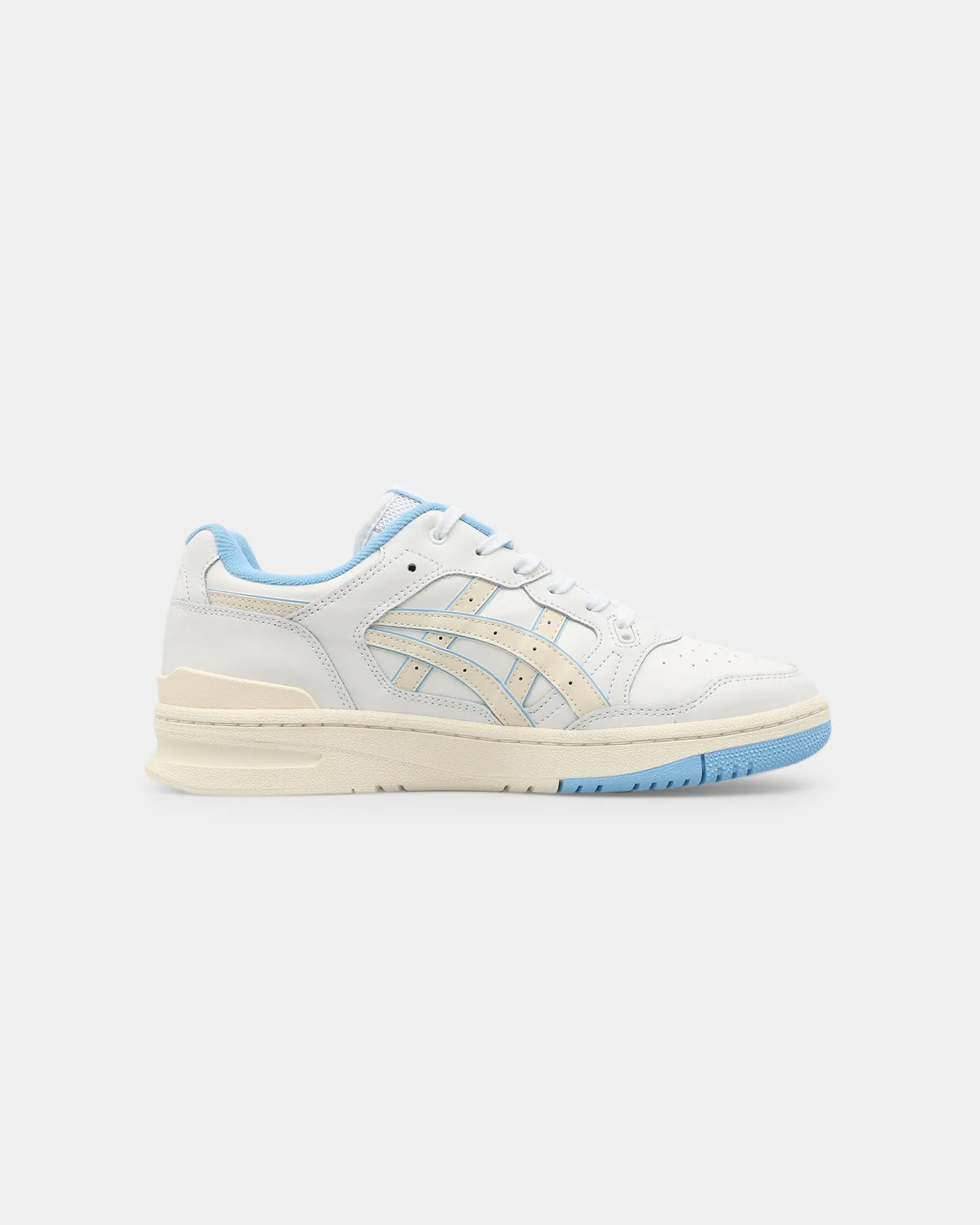 Asics EX89 Shoes White/Cream Durable Fabric Lace Tie