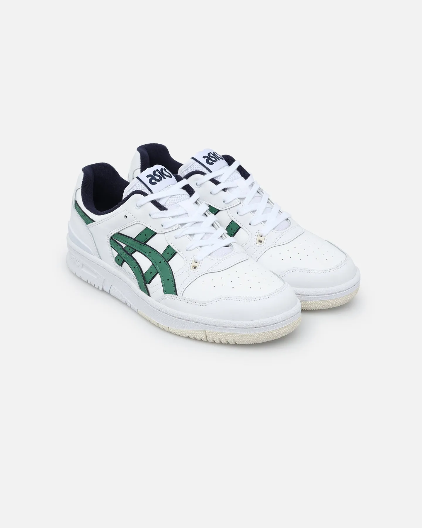 Asics EX89 White/Shamrock Comfort Enhancement shape fit