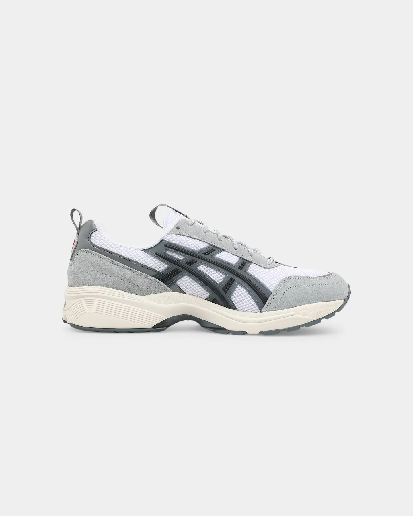 Red Glow Year long Asics GEL-1090V2 White/Steel Grey