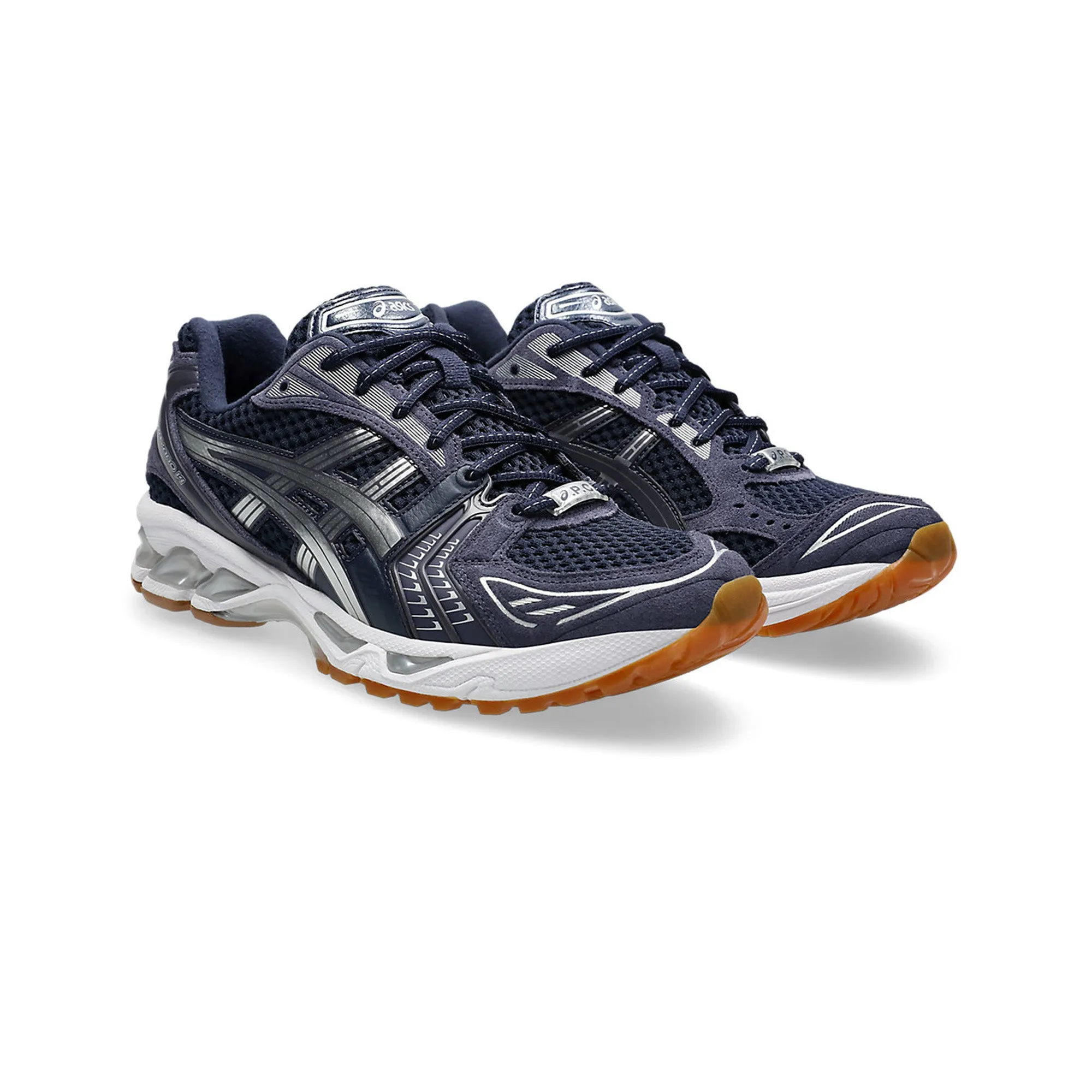 Elite runner ASICS Gel-Kayano 14 A.P.C. 'Midnight Indigo Fog' (2025)