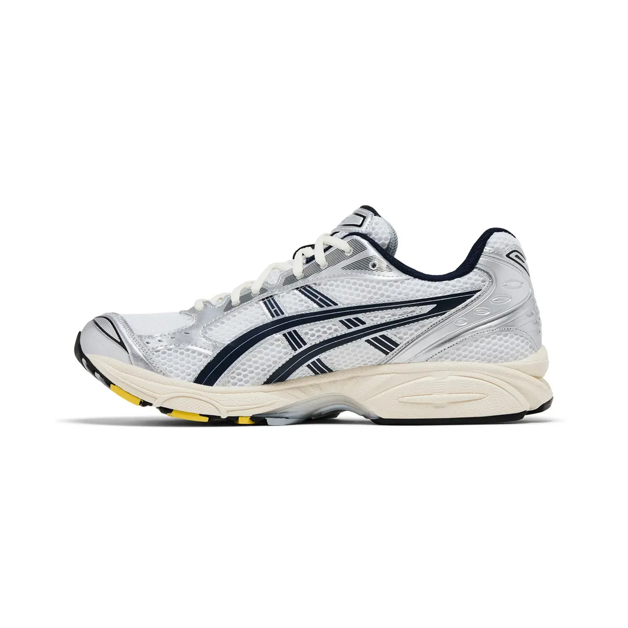 ASICS Gel-Kayano 14 JJJJound 'White Navy' (2025) running in a reservoir area shoes Waterproof Shoes