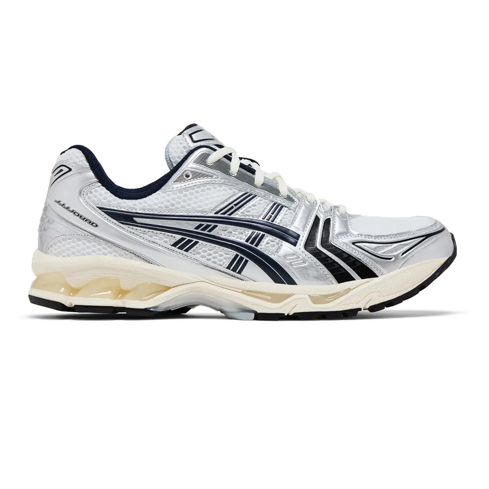 ASICS Gel-Kayano 14 JJJJound 'White Navy' (2025) advanced runners