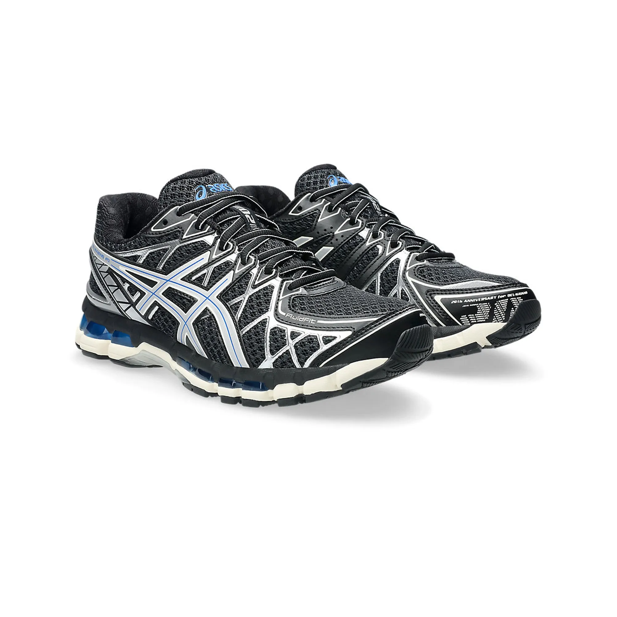 stability feature ASICS Gel-Kayano 20 'Black Pure Silver' (2025)