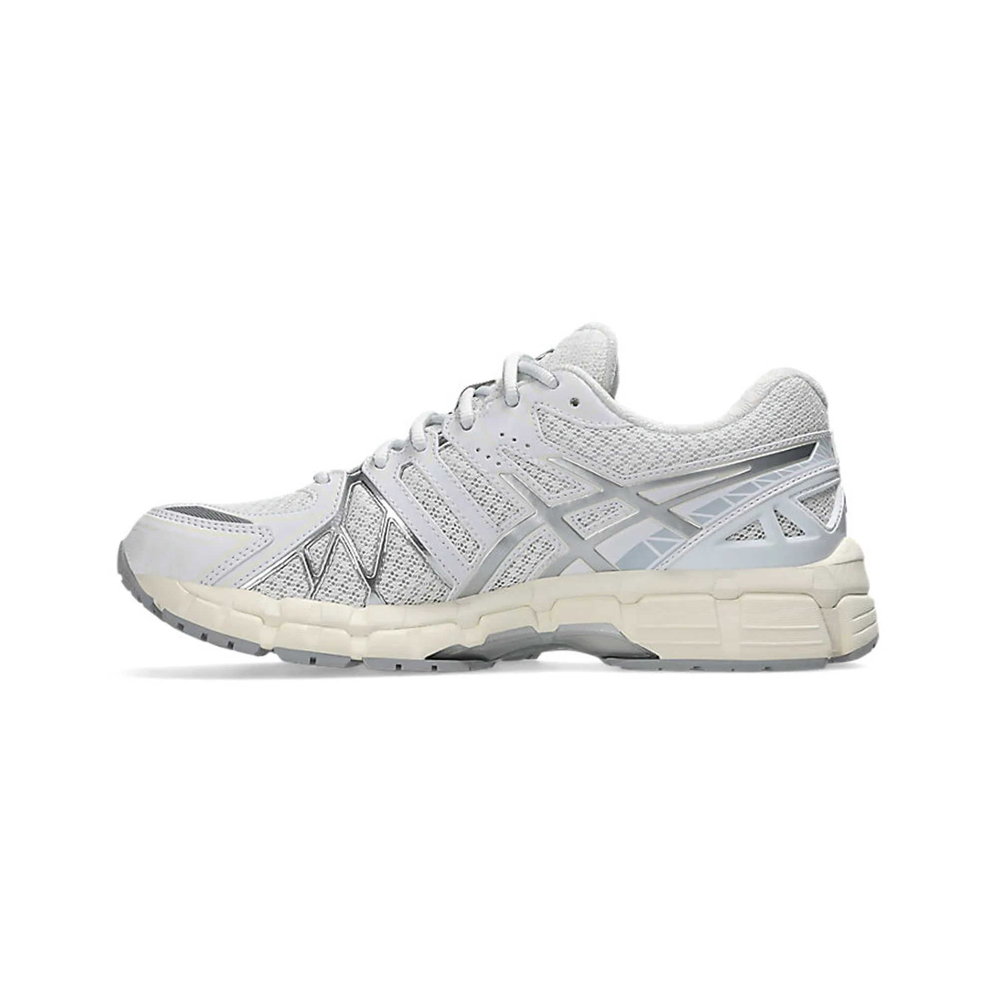 ASICS Gel-Kayano 20 'Pure White Silver' running in different seasons