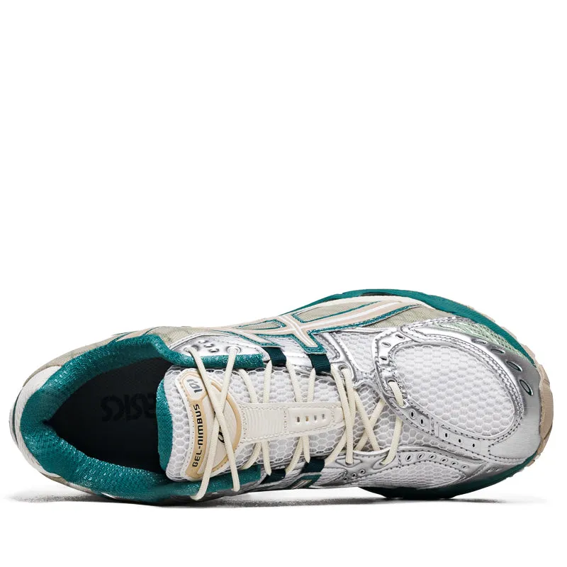 Asics Gel-Nimbus 10.1 - White/Rainy Lake Shock Comfort