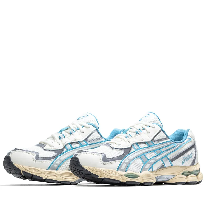 Asics Gel-NYC 2055 - Cream/Blue Teal Zero Drop Platform