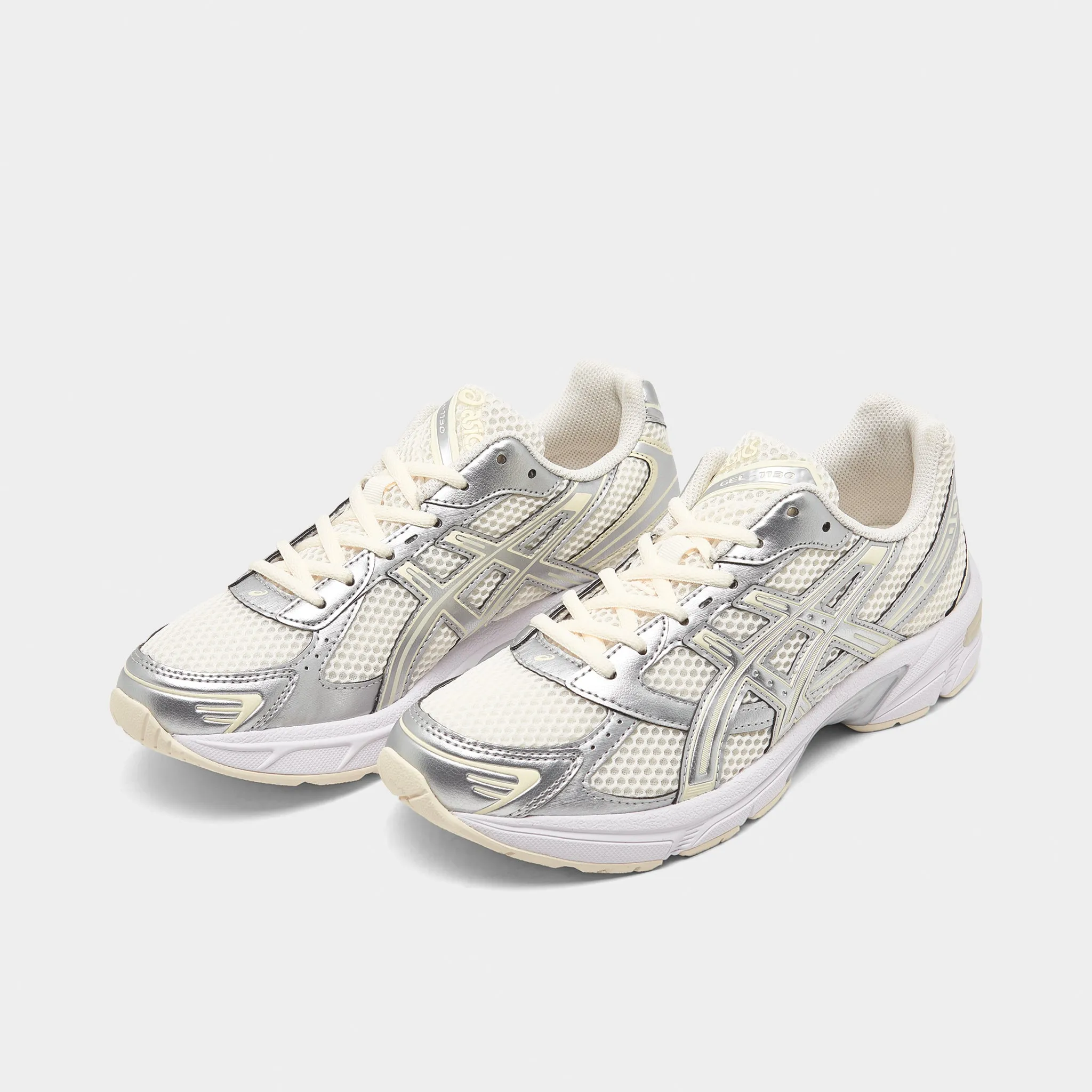 Vintage Love mesh construction ASICS Women's Gel-1130 Cream / Pure Silver