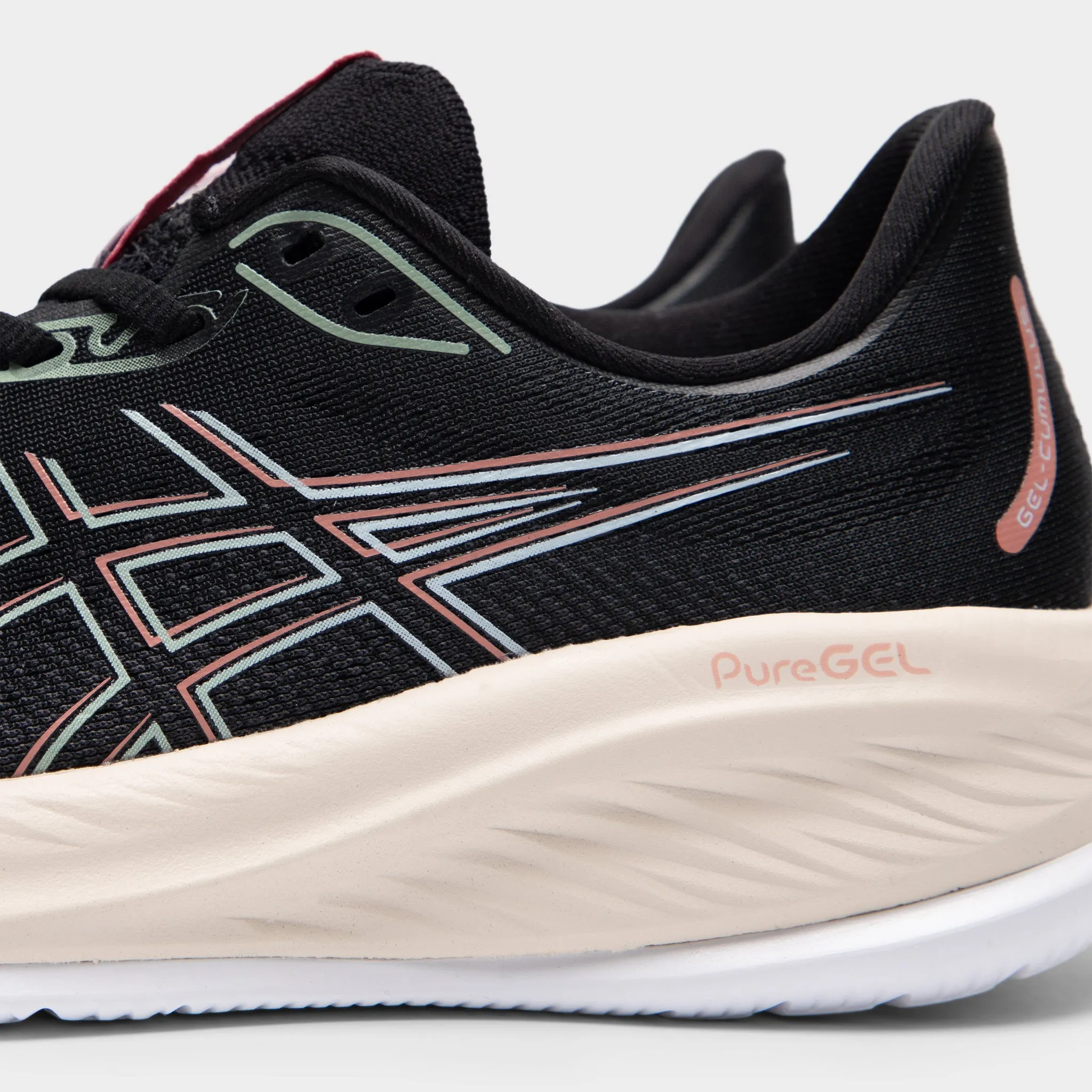 ASICS Women's GEL-Cumulus 26 Black / Dark Jade Commuter Friendly