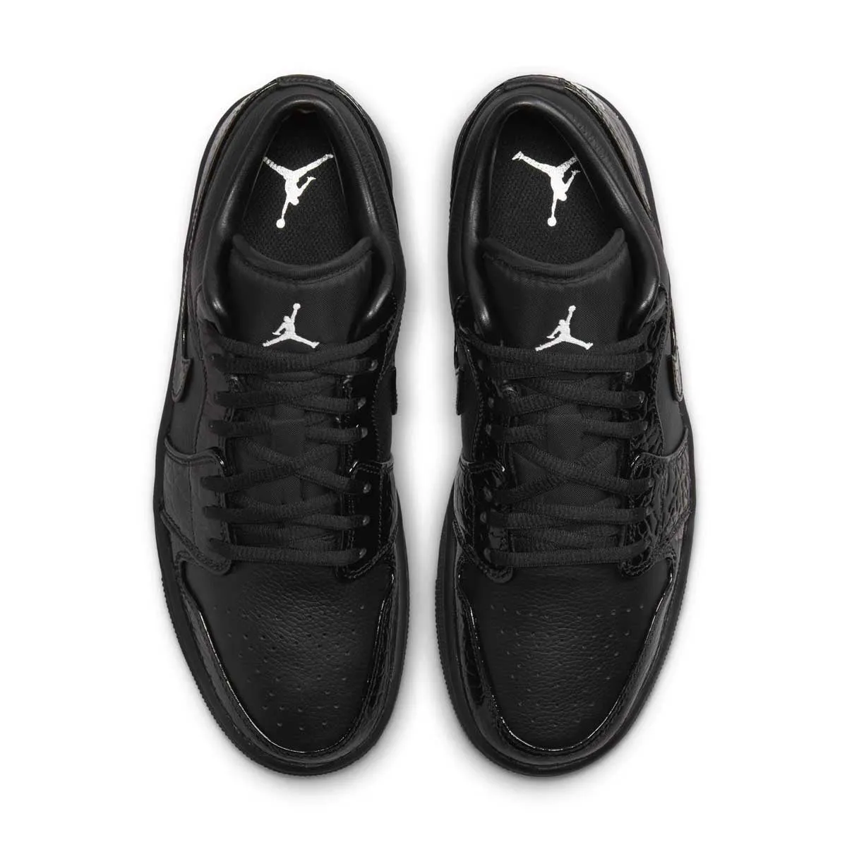 Graphic Cushioned Insole Wmns Air Jordan 1 Low 'Black Croc'