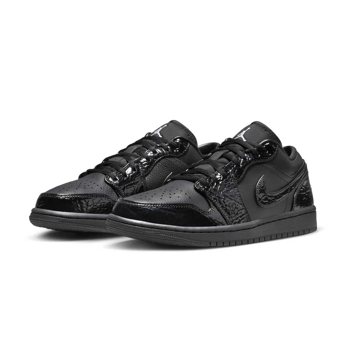 warm - weather shoes Wmns Air Jordan 1 Low 'Black Croc'