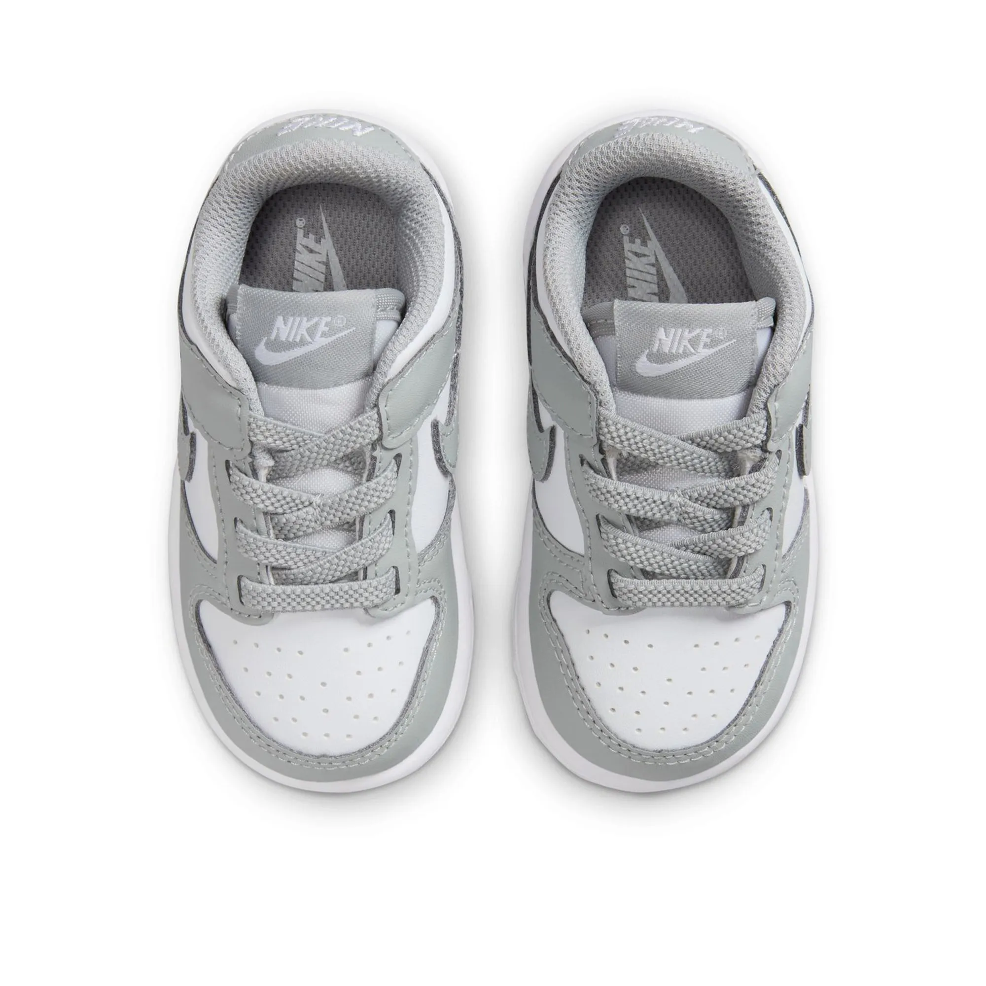 Pressure Dispersion Insole Layered silhouette Nike Dunk Low (TD) - White/Light Smoke Grey
