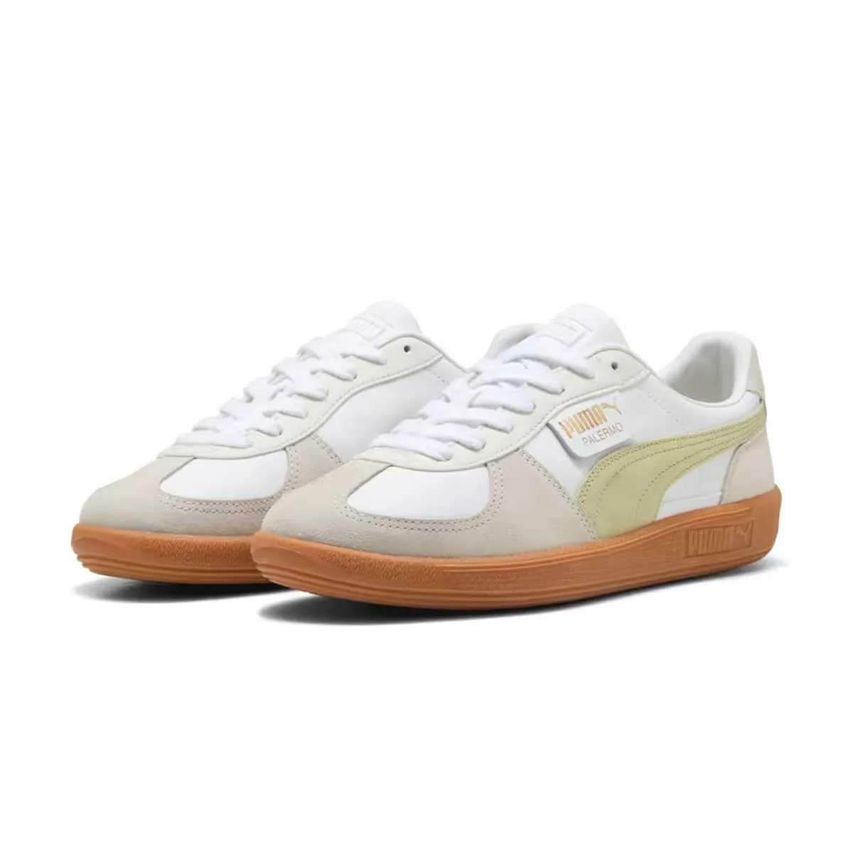 Chic Cool Palermo Leather 'Puma White Pistachio Green'