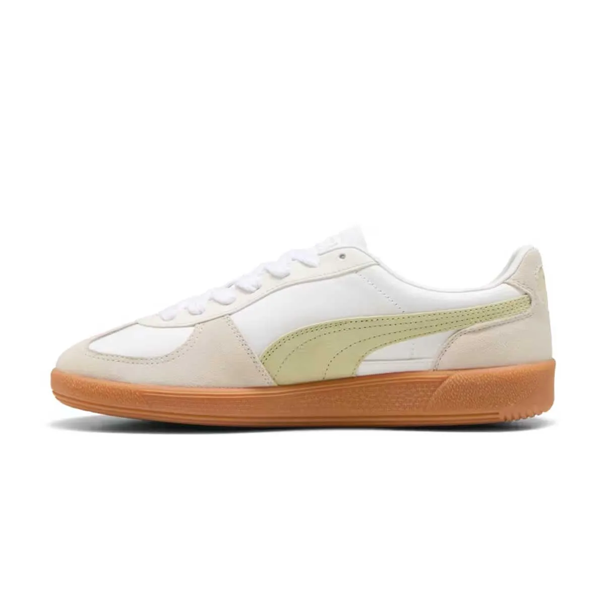 Palermo Leather 'Puma White Pistachio Green' Nice