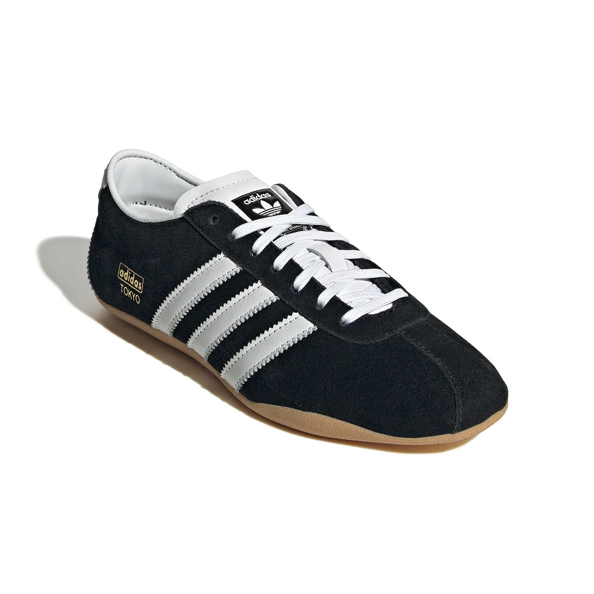 Reinforced toe Retro-inspired cushioning Wmns Tokyo 'Core Black White Gum'