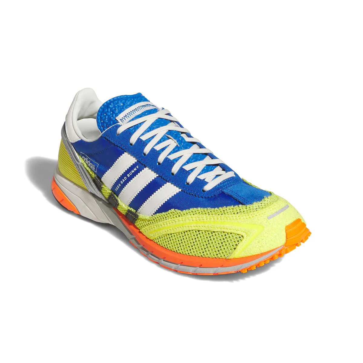   Bad Bunny Adizero SL 72 'Blue Shock Yellow' Genuine least slip-resistant