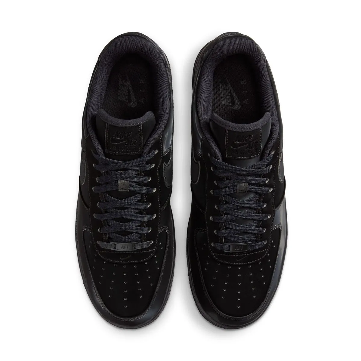 size school shoes Air Force 1 '07 LX 'Vanta Black'