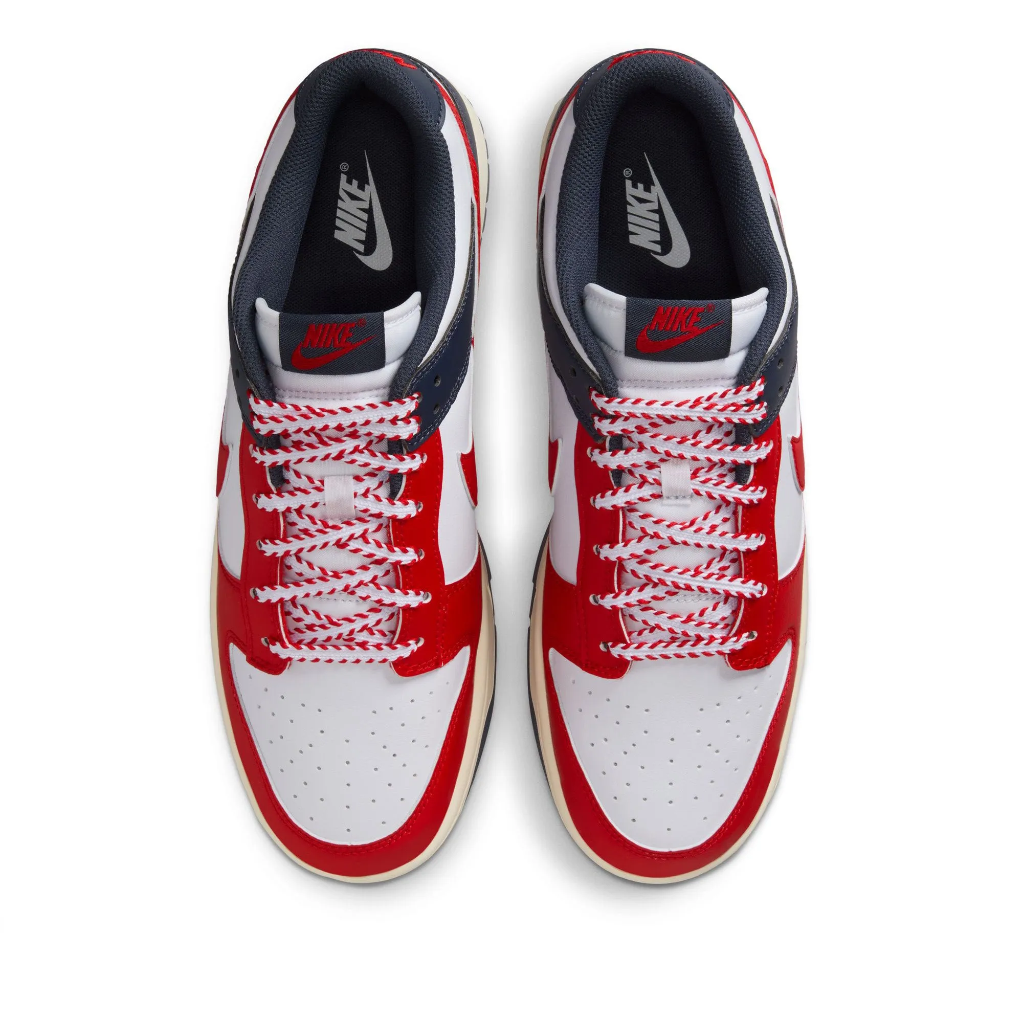 Gusseted Tongue Design Daily Training Nike Dunk Low Retro - White/University Red