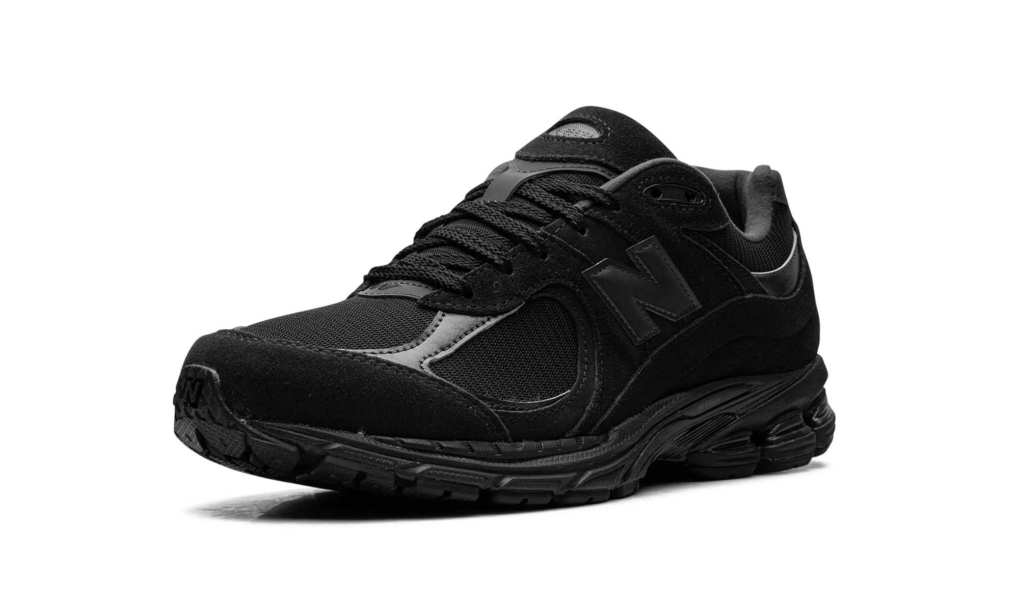 heel - support - mechanism - firmness shoes 2002R "Triple Black Suede"