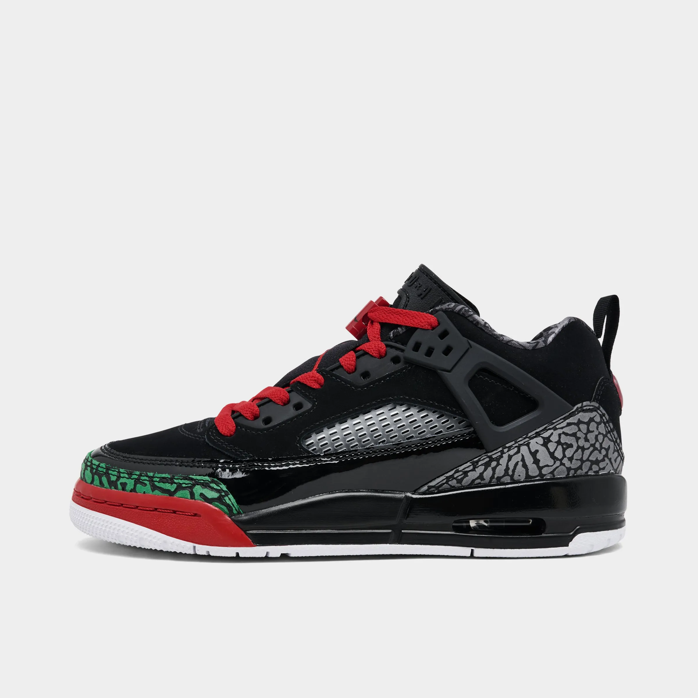 Comfy Pair Jordan Spizike Low GS Black / Varsity Red - Classic Green