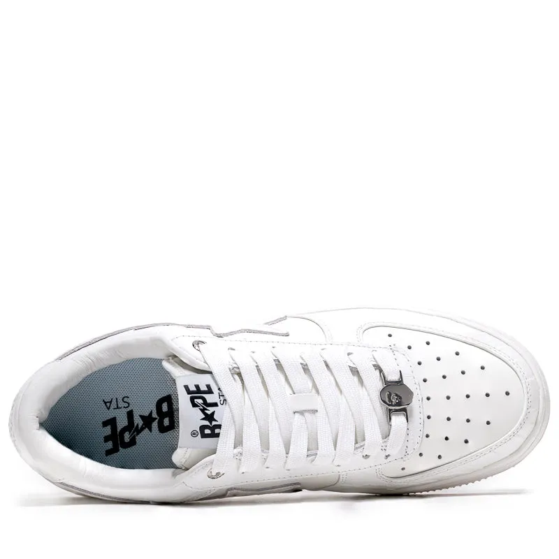 Compression Molded Midsole Enhanced Stability A Bathing Ape Bape Sta #3 - White