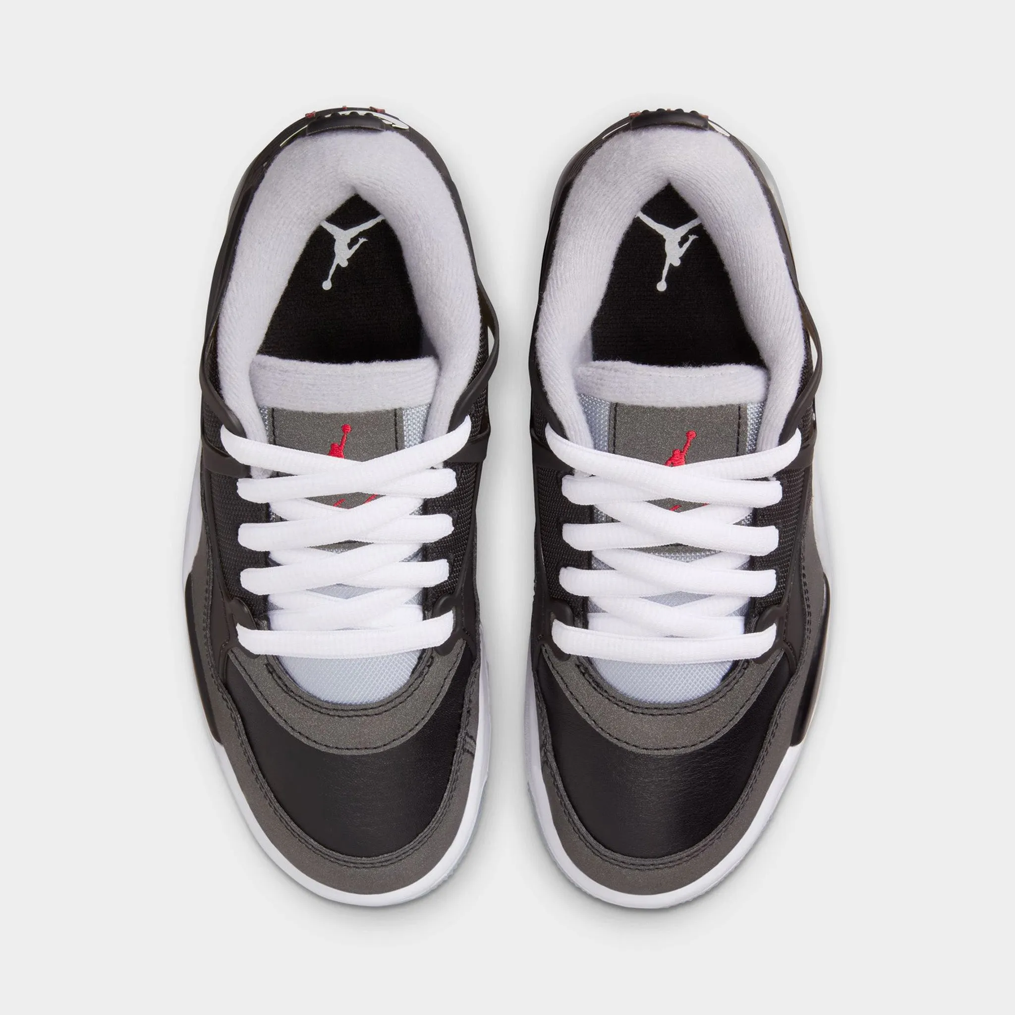 Flex Hike Harbor Jog Jordan 4RM PRM GS Black / Fire Red - Wolf Grey