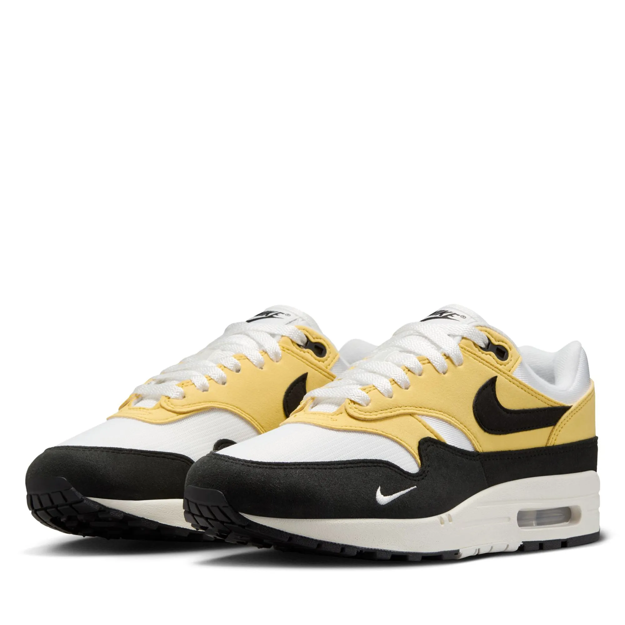 Women's Nike Air Max 1 '87 Textile - Saturn Gold/Black Balanced weight Every Step