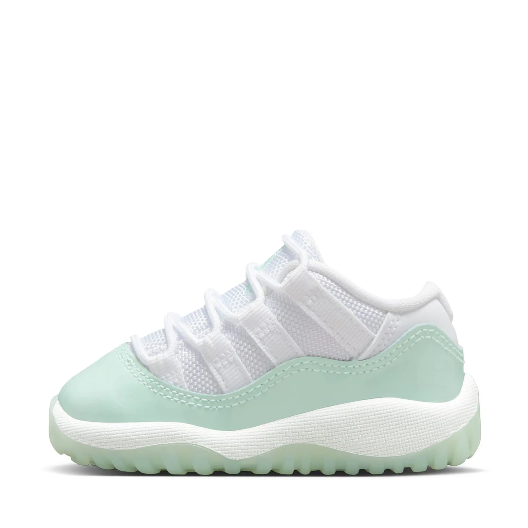 Jordan 11 Retro Low (TD) - White/Igloo Anatomical Heel Cup