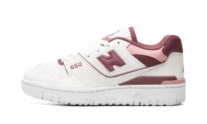 textured - finish shoes classic - brand shoes 550 WMNS "Red Rouge"