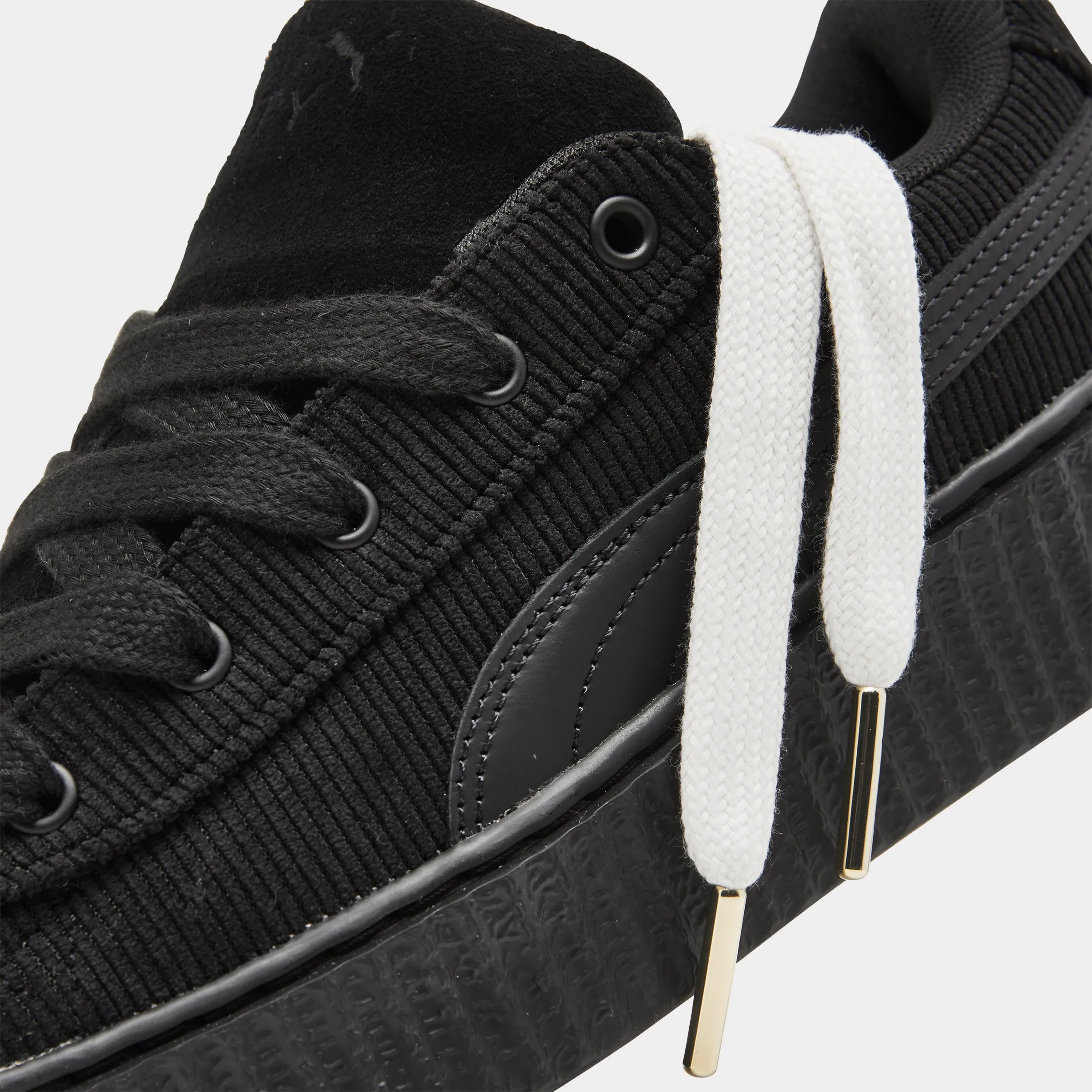 Boat Walk Pair Quick PUMA x FENTY Juniors' Creeper Phatty Corduroy Black / Gold