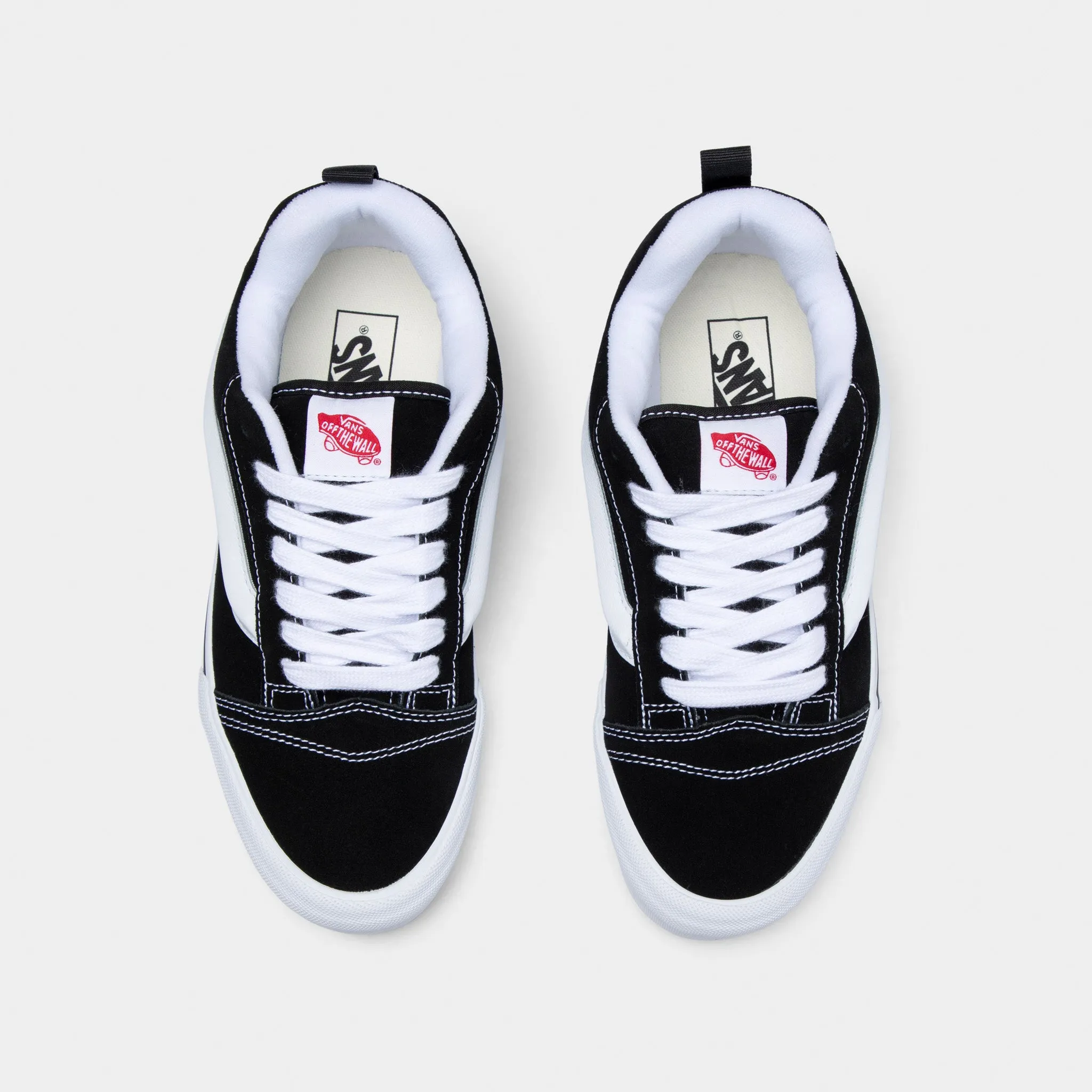 Vans Knu Skool Black / True White Luxe Look Fashion-Ready