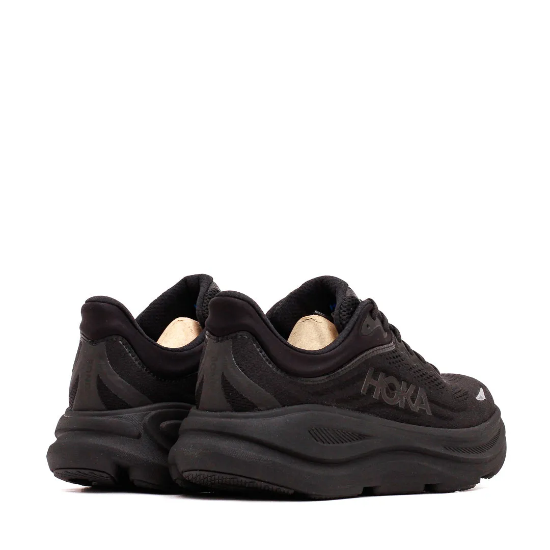 Hoka One One Men Bondi 9 Black Core 1162011-BBLC afternoon running footwear Ultimate Traction