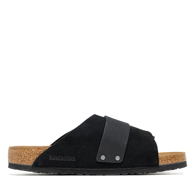 Handmade Outdoor Friendly Birkenstock Kyoto Suede - Black