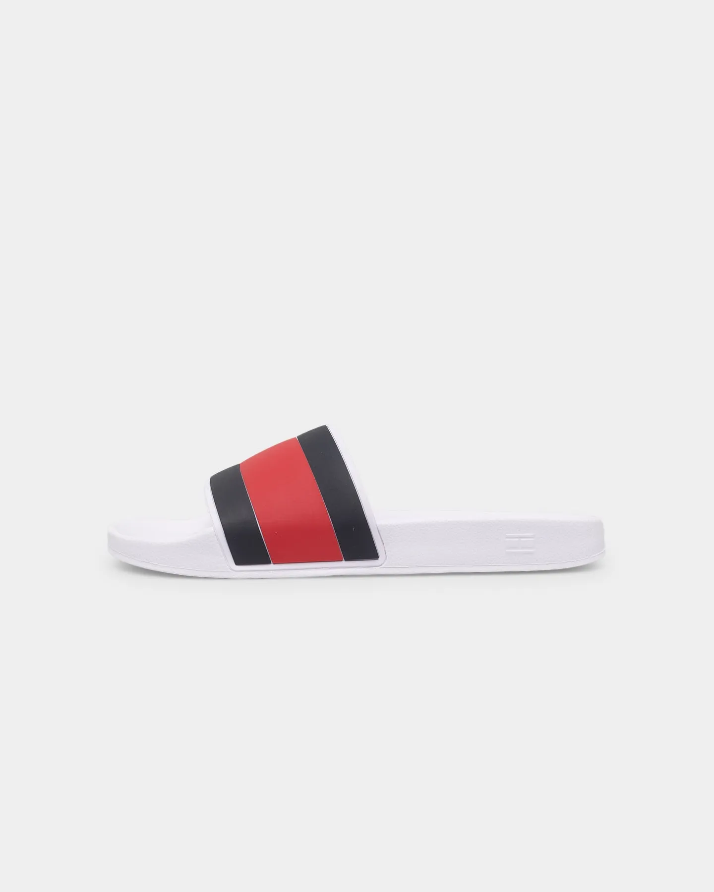 Athletic Tommy Jeans Essential Flag Pool Slides White